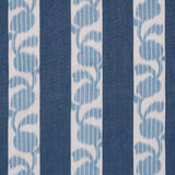 Schumacher Priya Warp Print Indigo Fabric