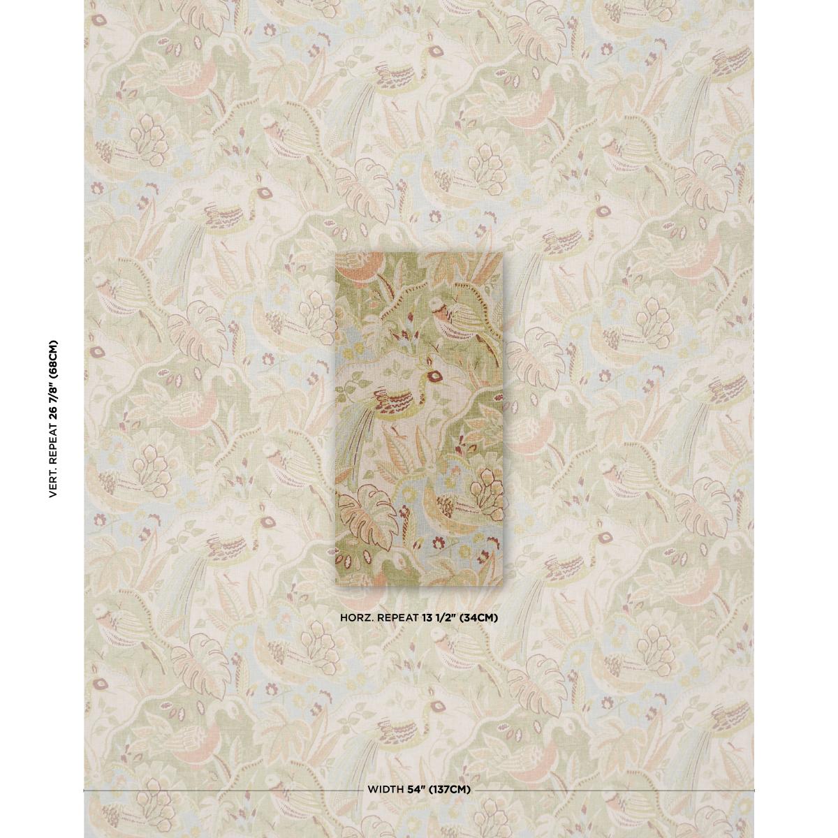 Schumacher Soraya Sage Fabric