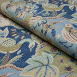 Schumacher Soraya Blue Fabric