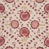 Schumacher Athena Hand-Screen Print Ruby Fabric