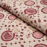 Schumacher Athena Hand-Screen Print Ruby Fabric
