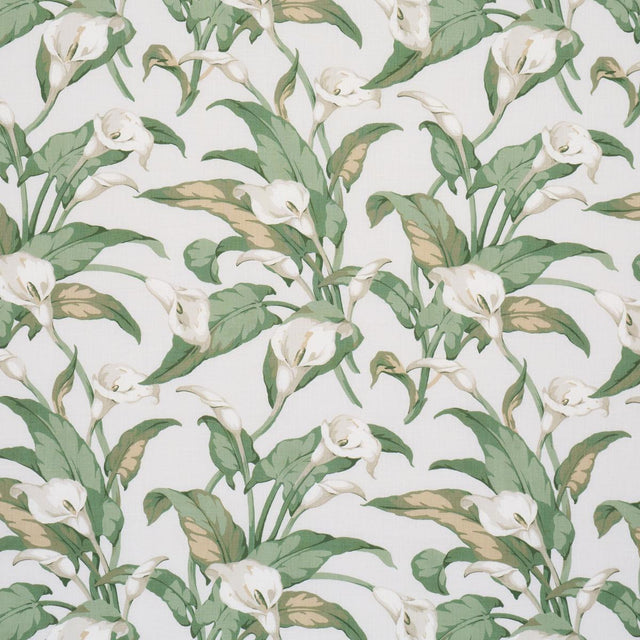 Schumacher Arum Lilies Ivory Fabric