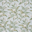 Schumacher Arum Lilies Aqua Fabric