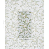 Schumacher Arum Lilies Aqua Fabric