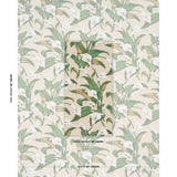 Schumacher Arum Lilies Parchment Fabric