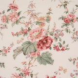 Schumacher Midsummer Hollyhock Rose Fabric