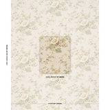 Schumacher Midsummer Hollyhock Citron Fabric