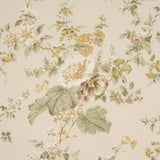 Schumacher Midsummer Hollyhock Citron Fabric