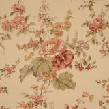 Schumacher Midsummer Hollyhock Beige Fabric