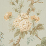 Schumacher She Walks In Beauty Chintz Celadon Fabric