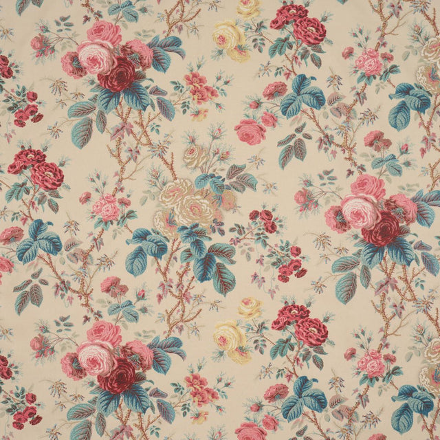 Schumacher She Walks In Beauty Chintz Document Fabric