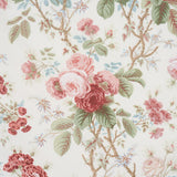 Schumacher She Walks In Beauty Chintz Rose Fabric