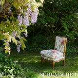 Schumacher She Walks In Beauty Chintz Rose Fabric
