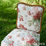 Schumacher She Walks In Beauty Chintz Rose Fabric