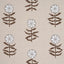 Schumacher Pretty Petals Screen Print Birch Fabric