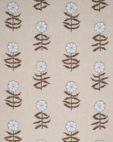Schumacher Pretty Petals Screen Print Birch Fabric