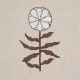 Schumacher Pretty Petals Screen Print Birch Fabric