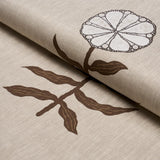 Schumacher Pretty Petals Screen Print Birch Fabric