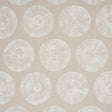 Schumacher Painted Circles Neutral Fabric