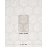 Schumacher Painted Circles Neutral Fabric