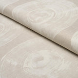 Schumacher Painted Circles Neutral Fabric
