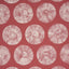 Schumacher Painted Circles Red Fabric