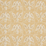 Schumacher Barton'S Eagle Hand Print Yellow Fabric