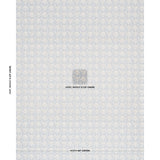 Schumacher Barton'S Eagle Hand Print Blue Fabric