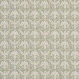 Schumacher Barton'S Eagle Hand Print Green Fabric