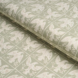 Schumacher Barton'S Eagle Hand Print Green Fabric