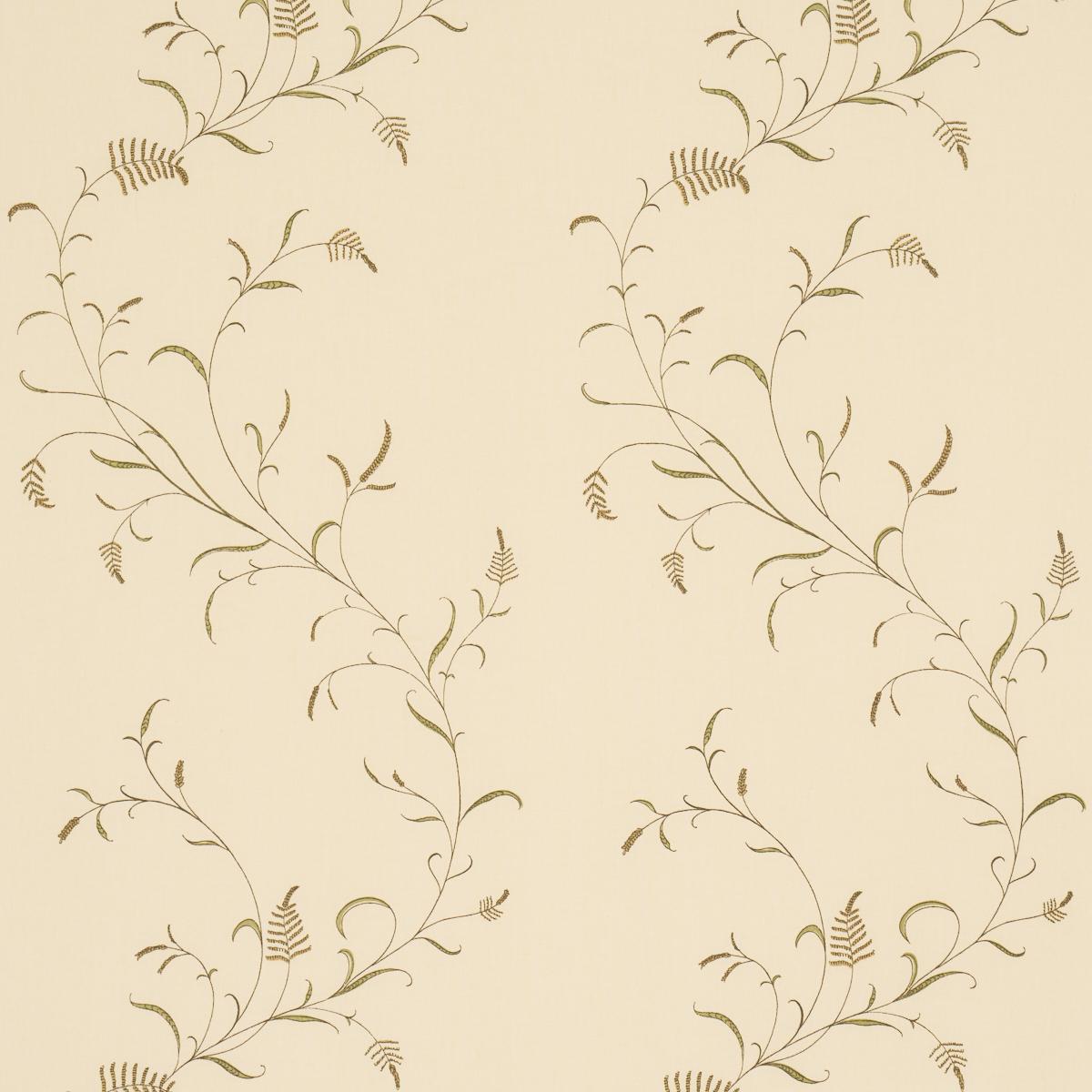 Schumacher Winding Wheat Yellow Fabric