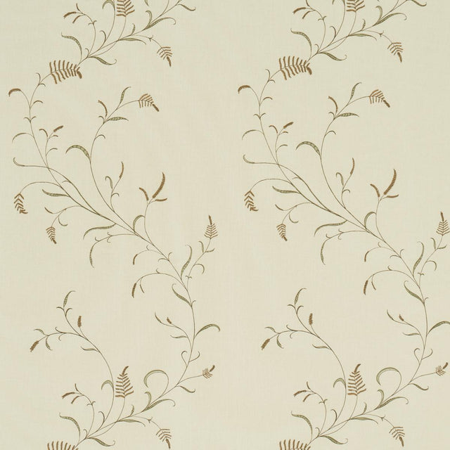 Schumacher Winding Wheat Green Fabric