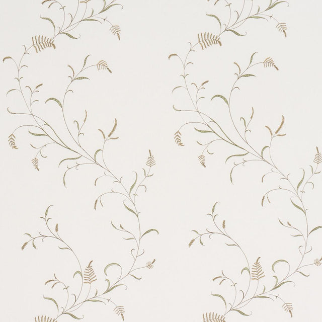 Schumacher Winding Wheat Neutral Fabric