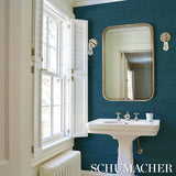 Schumacher Zen Bamboo Aegean Wallpaper