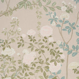 Schumacher Madame De Pompadour Panel Set Natural Wallpaper