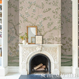Schumacher Madame De Pompadour Panel Set Natural Wallpaper
