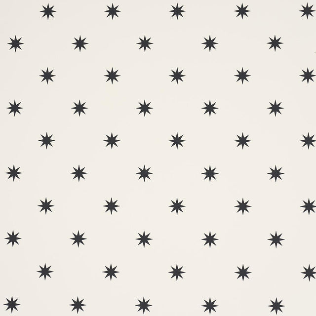 Schumacher Stargaze Black & Cream Wallpaper