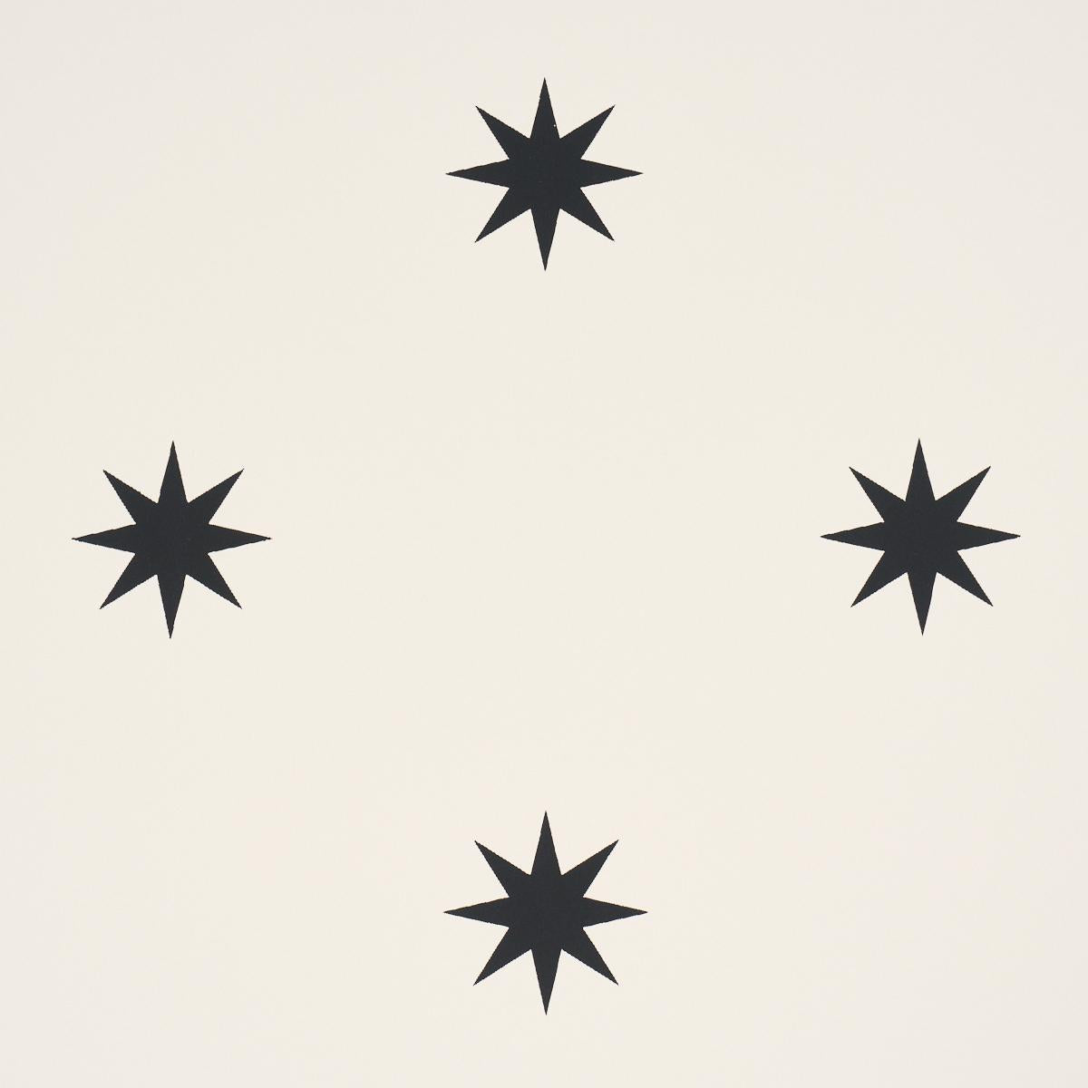 Schumacher Stargaze Black & Cream Wallpaper