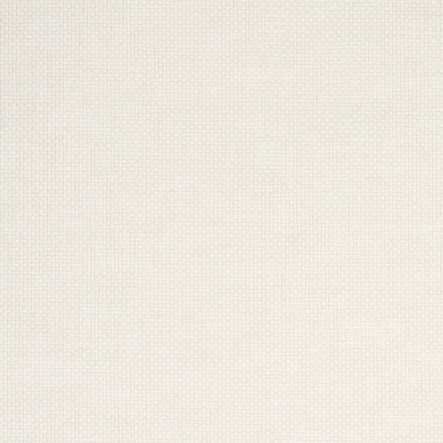 Schumacher Tonal Paperweave White Wallpaper