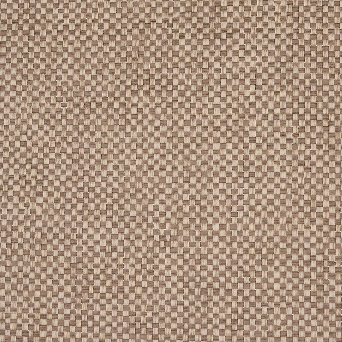 Schumacher Tonal Paperweave Bark Wallpaper