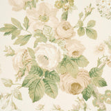Schumacher Nancy Floral Ivory Wallpaper
