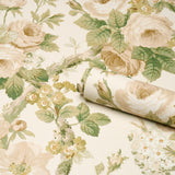Schumacher Nancy Floral Ivory Wallpaper