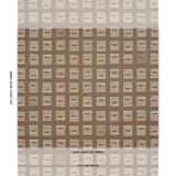 Schumacher Tiasquam Brown Wallpaper