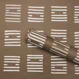 Schumacher Tiasquam Brown Wallpaper