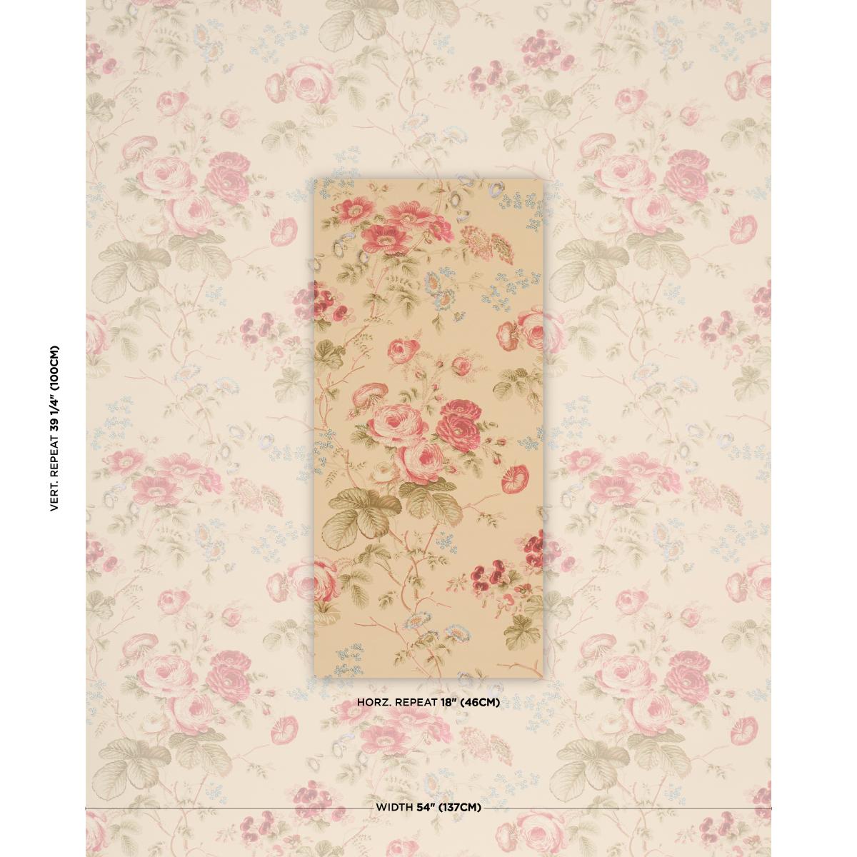 Schumacher Salisbury Butter Wallpaper