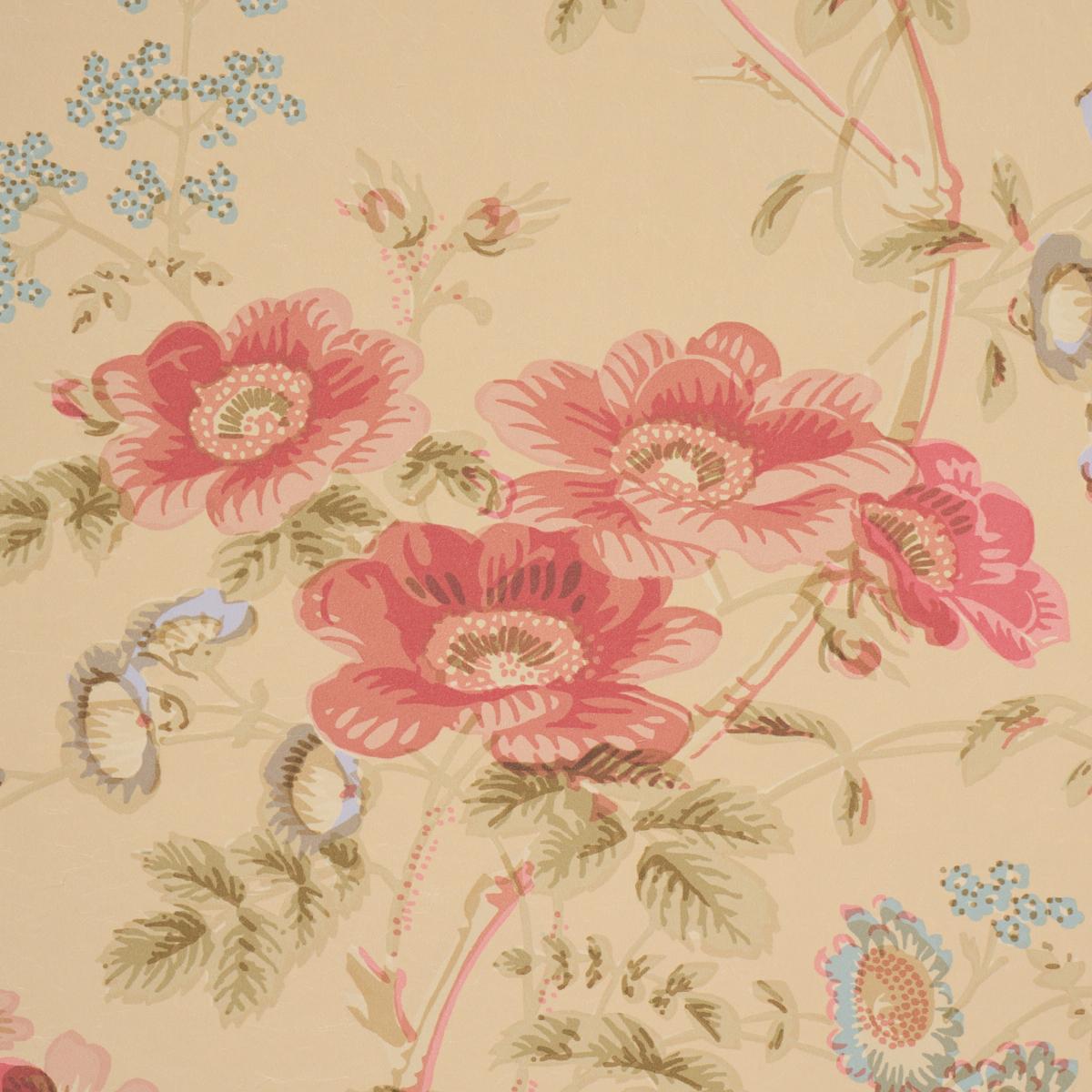 Schumacher Salisbury Butter Wallpaper