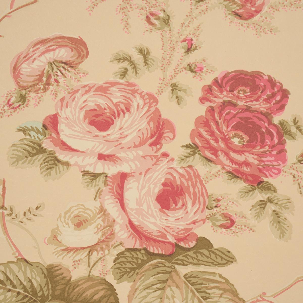 Schumacher Salisbury Butter Wallpaper