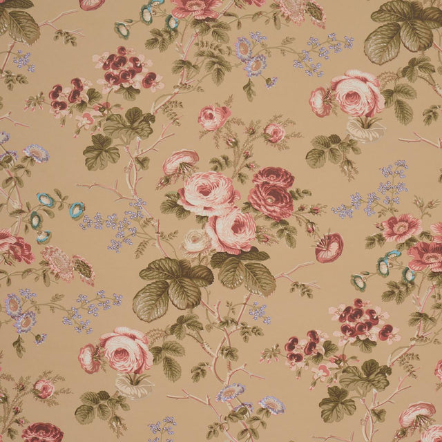 Schumacher Salisbury Tobacco Wallpaper