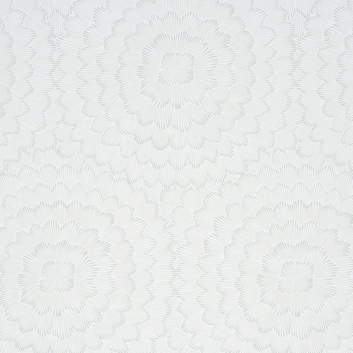 Schumacher Feather Bloom Seaglass Wallpaper