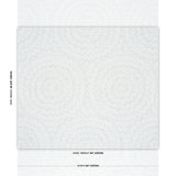 Schumacher Feather Bloom Seaglass Wallpaper